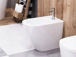 Змішувач для біде Corsan Lugo gold CMB7531GL Золотий - мініатюра 4