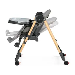 Стілець для годування Peg-Perego Prima Pappa Follow Me Amblance Ice преміум Сірий (IH01000002BL73) - мініатюра 2