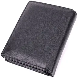 Гаманець вертикального формату з натуральної шкіри ST Leather 22474 чорний - мініатюра 2