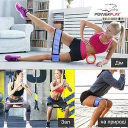 Тканинна гумка для фітнесу та спорту PowerPlay 76 см fit0011657 - мініатюра 5