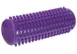 Масажний циліндр EasyFit Spindle з шипами фіолетовий - мініатюра 1