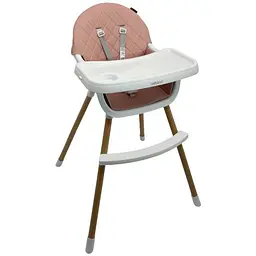 Стілець для годування 2 в 1 VELANO Evo Pink (45684)