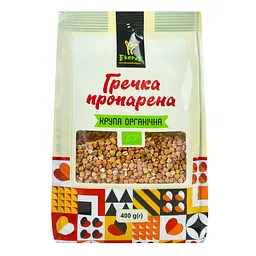 Крупа гречана Екород Органічна, пропарена, 400 г - мініатюра 2