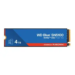 Накопичувач SSD M.2 2280 4TB BLUE SN5100 WD (WDS400T5B0E-00CPE0)