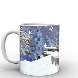 Кухоль GeekLand Minecraft Майнкрафт ведмедики MС.02.029 330 мл білий - мініатюра 2