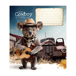 Зошит Школярик Cool adventures 18 аркушів клітинка (018-3413K), в асортименті - мініатюра 4