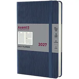 Щоденник Axent 2027 Partner Lines 145x210 мм блакитний (8815-27-48-A)