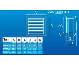 Витяжний ультратоникий вентилятор MMotors MM 100, 90 м3/г - мініатюра 6
