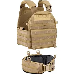 Жилет тактичний Defcon 5 Carrier With Belt Coyote Tan (1013-1422.02.68)