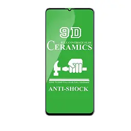 Захисне скло Ceramic Samsung A41 Black