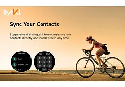 Смарт-годинник Smart Watch iMiki KW-66 Pro IP67 AMOLED Black - мініатюра 3
