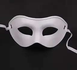 Венеціанська маскарадна маска, біла Афродита maskwhite 103328