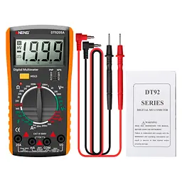 Цифровий мультиметр ANENG DT9205A, V, A, R, C, T, функція hFE (DT9205A) - мініатюра 2