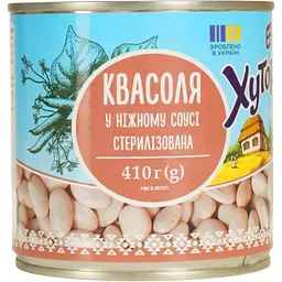 Квасоля Хуторок в ніжному соусі 410 г