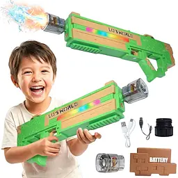 Водяний електричний пістолет зі світлом / Водяний автомат Electric Water Gun / Водяний бластер SQ011B - мініатюра 2