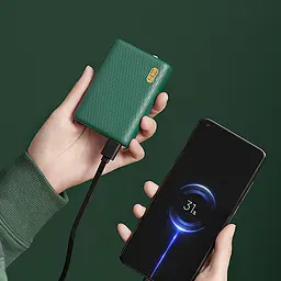 Зовнішній акумулятор ZMI Powerbank Mini QB817 10000 mAh 22.5W зелений - мініатюра 3