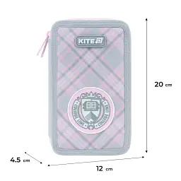 Пенал без наповнення Kite College Line 2 відділення (K26-623-1) - мініатюра 6