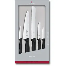 Набір ножів Victorinox SwissClassic 5 шт Black (6.7133.5G)