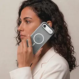 Чехол для Apple iPhone 17 Air, Uniq MagCase, белый, противоударный, панель-накладка с MagSafe, ударопрочный TPU+PC, с магнитом MagSafe, поддержка полноценной беспроводной зарядки, ArmorStandart (ARM86279) - мініатюра 5