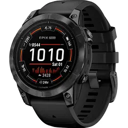 Смарт-годинник Garmin Epix Pro (Gen 2) Standard Edition 47mm Slate Gray with Black Band (010-02803-00) [86538]