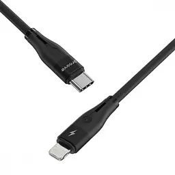 Кабель Proove Soft Silicone Type-C to Lightning 27W (1m) black - мініатюра 2