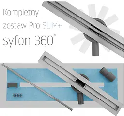 Душовий канал Rea Neo Slim Pro 50 см REA-G8749 - мініатюра 8
