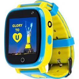 Дитячий розумний годинник Amigo GO001 iP67 Glory Blue-Yellow - мініатюра 2