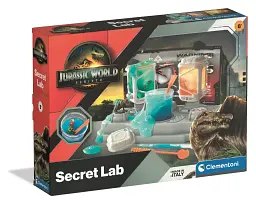 Науковий набір Лабораторія Динозаврів Clementoni Jurassic World Geheimes Genetik Labor STEM експерименти від 8 років (SKU-275)