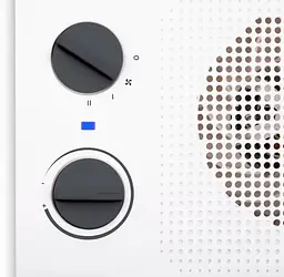Тепловентилятор BLACK+DECKER 2,0 кВт, площа обігріва 20 кв.м., підлоговий, білий (BXSH2001E) - мініатюра 3