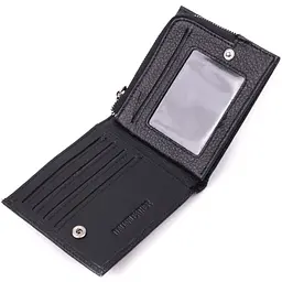 Гаманець середнього розміру з оригінальною монетницею ST Leather 22458 чорний - мініатюра 5