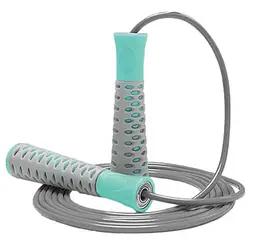 Скакалка PowerPlay 4206 Jump Rope PRO+ Сіро-м'ятна 2,75 м (PP_4206_Grey)