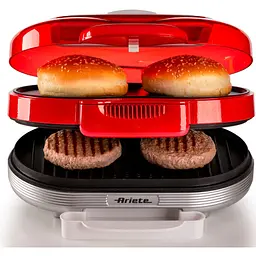 Бутербродниця Ariete 0205 - Hamburger червона (00C020500AR0) - мініатюра 2