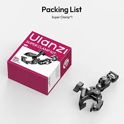 Кріплення краб Ulanzi CO78 Super Clamp Magic Arm Dual Ball Head (C084) [168619] - мініатюра 4
