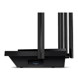 Роутер TP-LINK Archer AX72, Black, Wi-Fi 6, до 5400 Mb/s, 2.4/5GHz, 4x100/1000 Mb/s, RJ45 100/1000Mb/s (Gb), 6 зовнішні незнімні антени, 1 х USB 3.0 - мініатюра 2