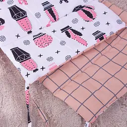 Захисний борт в ліжечко MirSon Kids Time 18-0004 Pink Cactus, білий - мініатюра 5