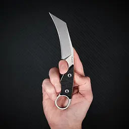 Ніж фіксований туристичний Ruike FS68, (8.6 см) 14C28N / G10 чорний - мініатюра 28