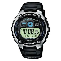 Чоловічі наручні годинники електронні стильні Японія оригінал Casio Collection AE-2000W-1AVEF - мініатюра 2