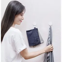 Набір настінних гачків Happy Life Small Hook 6 шт White [26035] - мініатюра 3