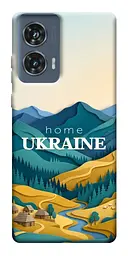 TPU чохол Demsky Ukraine home для Motorola Edge 50 Fusion