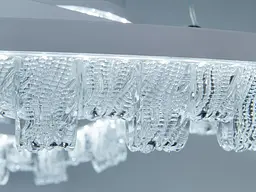 Люстра LED підвісна Romin чорна 140Вт пульт до 25м² - мініатюра 4