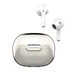 Навушники ColorWay Slim TWS-2 Earbuds White (CW-TWS2WT) - мініатюра 1