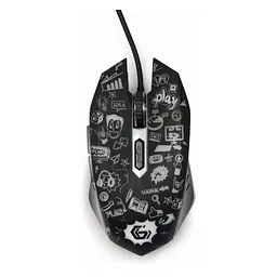 Мишка Gembird MUS-6B-GRAFIX-01 USB Black (MUS-6B-GRAFIX-01) - мініатюра 3