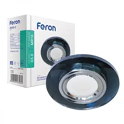 Свiтильник точковий Feron 8050-2 під лампу сірий-срібло (20113)