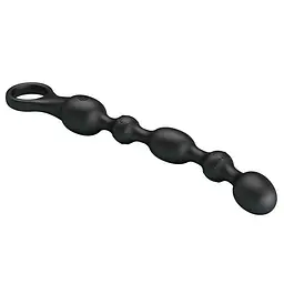 Анальний стимулятор - Pretty Love Van Anal Beads Black - мініатюра 4