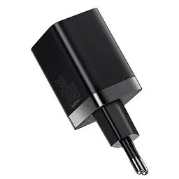 Зарядний пристрій Baseus Super Si 30 W 1 USB-C PD вихід блок адаптер чорні - мініатюра 3