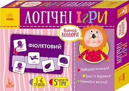 Дитячі логічні ігри "Вивчай кольори" 918001, 24 картки укр. мовою
