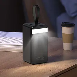 Зовнішній акумулятор Hoco DB61 Jade 90000mAh 22.5W Black [161333] - мініатюра 6