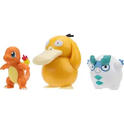 Набір ігрових фігурок Pokemon W19 Чармандер, Галарський Дарумака, Псайдак - мініатюра 3