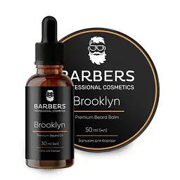 Набір для догляду за бородою Barbers Brooklyn 80 мл