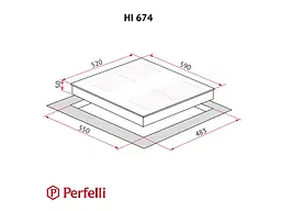 Варильна поверхня Perfelli HI 674 GR - мініатюра 9